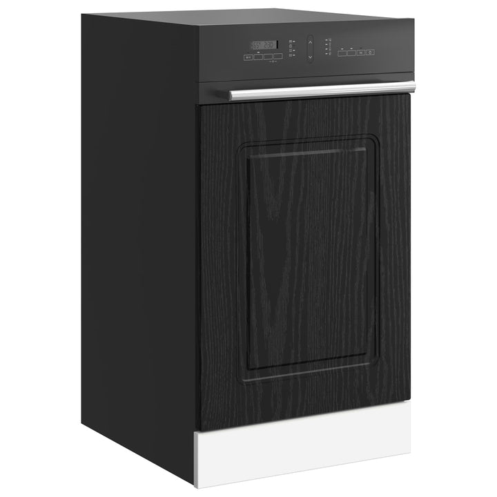 Panel til opvaskemaskine Kalmar Sort eg 45 x 1,5 x 57 cm