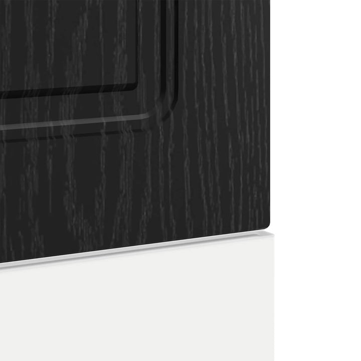 Panel til opvaskemaskine Kalmar Sort eg 60 x 1,5 x 57 cm