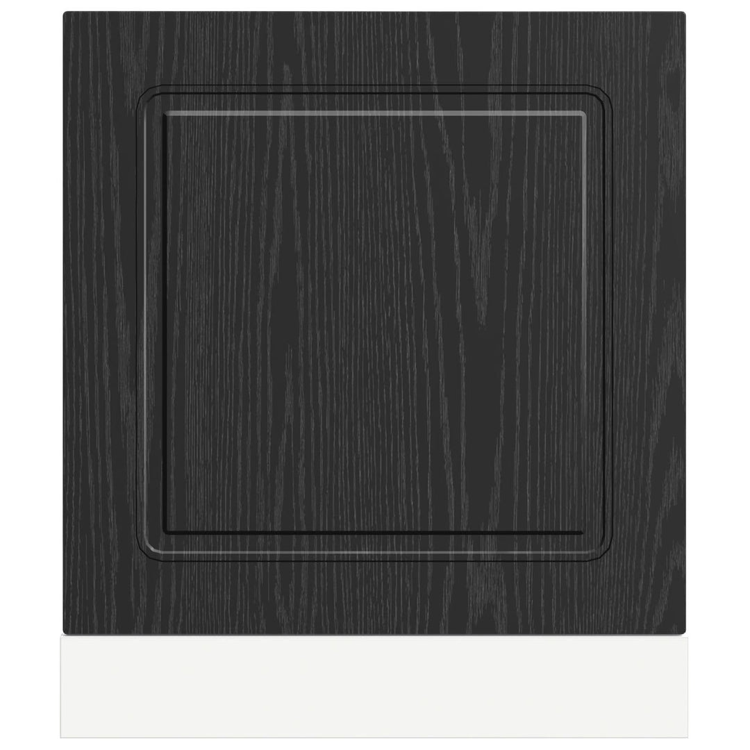 Panel til opvaskemaskine Kalmar Sort eg 60 x 1,5 x 57 cm
