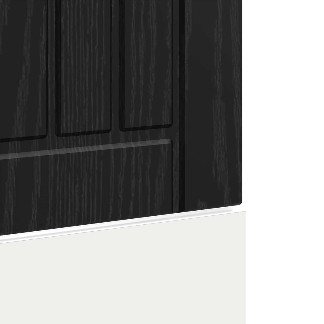 Panel til opvaskemaskine LUCCA Sort eg 60 x 1,5 x 57 cm