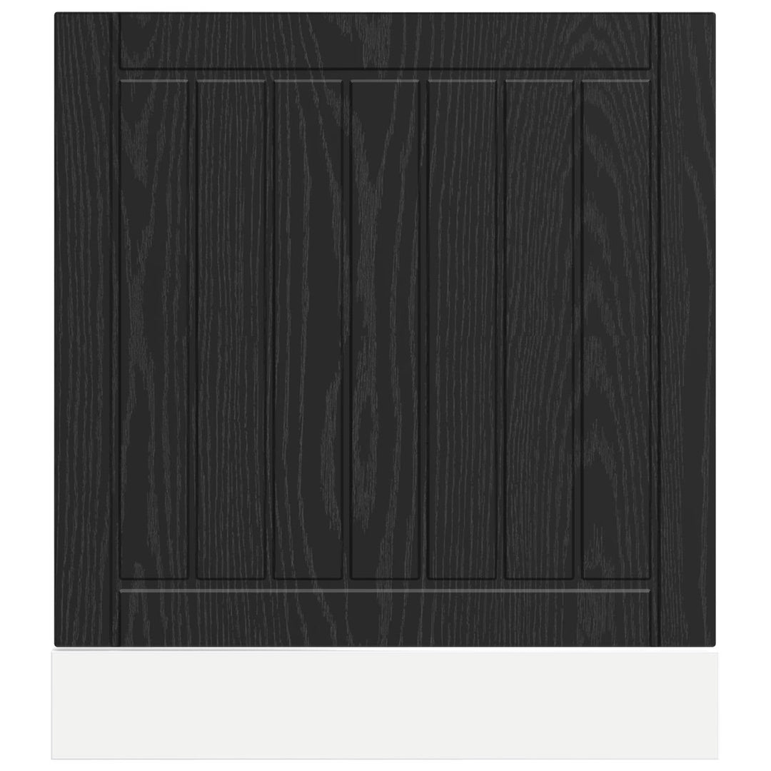 Panel til opvaskemaskine LUCCA Sort eg 60 x 1,5 x 57 cm