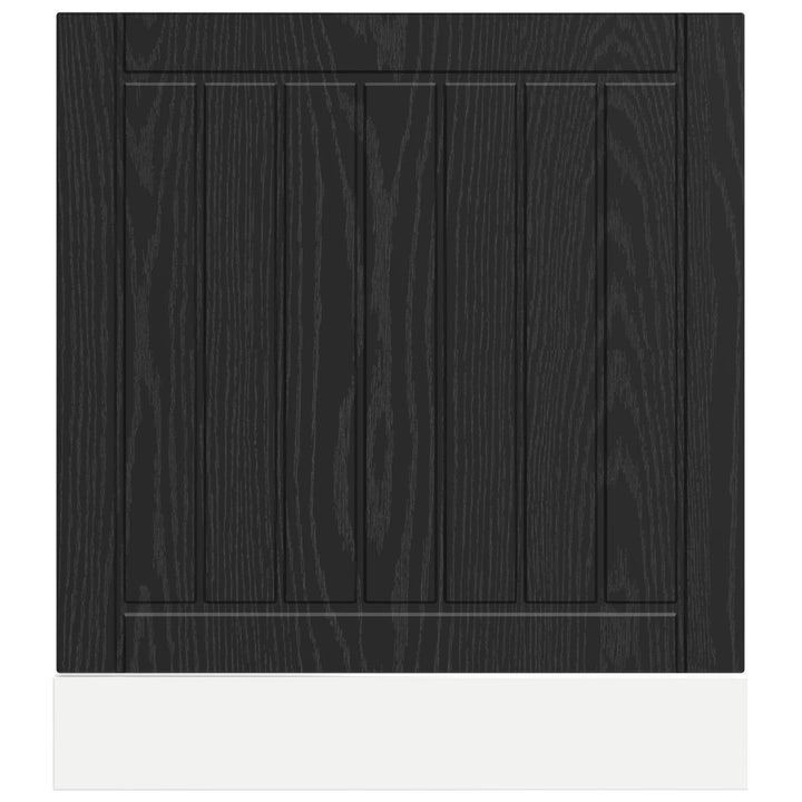 Panel til opvaskemaskine LUCCA Sort eg 60 x 1,5 x 57 cm