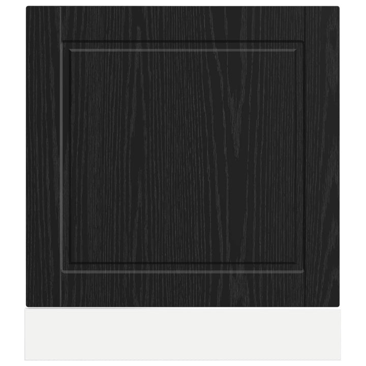 Panel til opvaskemaskine PORTO Sort eg 60 x 1,5 x 57 cm