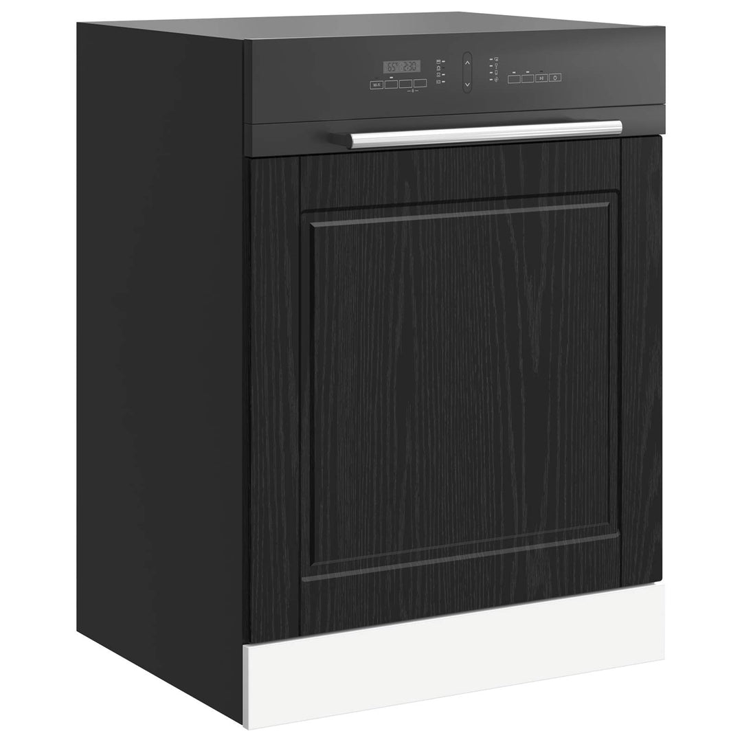 Panel til opvaskemaskine PORTO Sort eg 60 x 1,5 x 57 cm