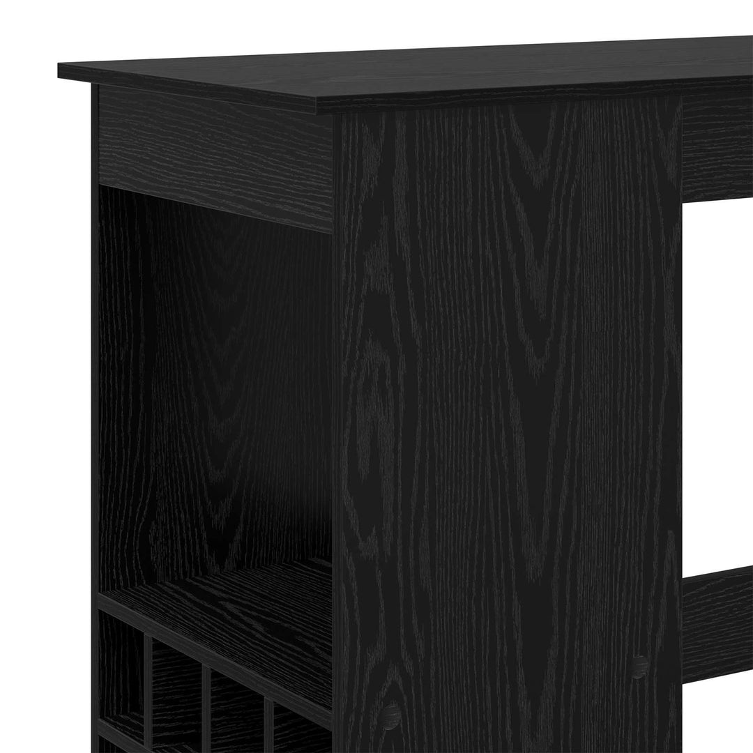 Barbord 90 x 47,5 x 103,5 cm Konstrueret træ Sort eg