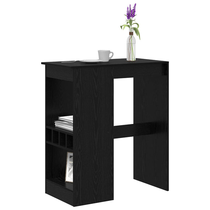 Barbord 90 x 47,5 x 103,5 cm Konstrueret træ Sort eg