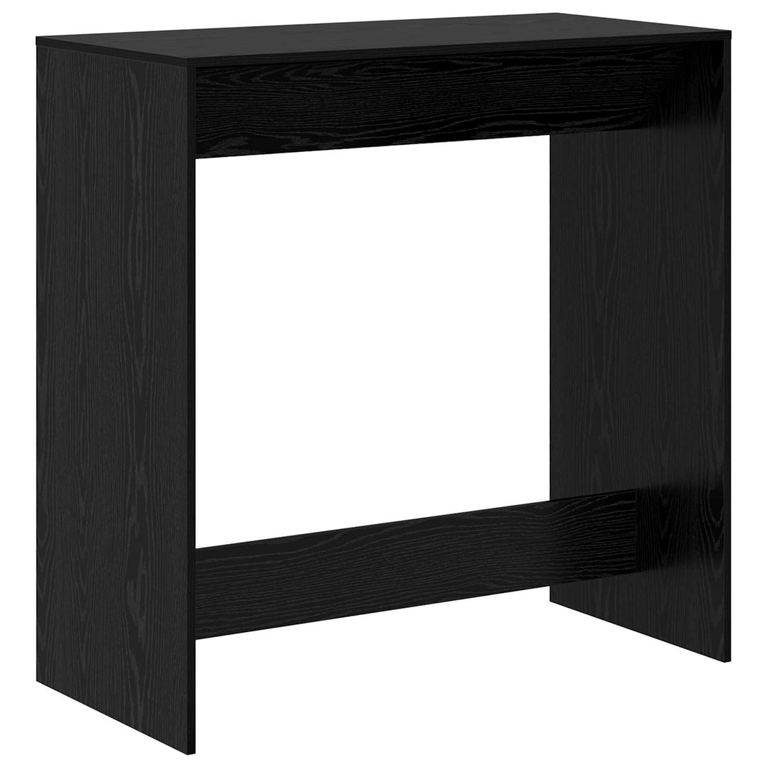 Barbord 102 x 50 x 103,5 cm Konstrueret træ Sort eg Rektangulær