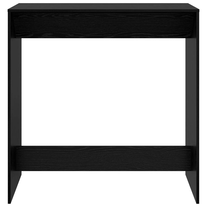 Barbord 102 x 50 x 103,5 cm Konstrueret træ Sort eg Rektangulær