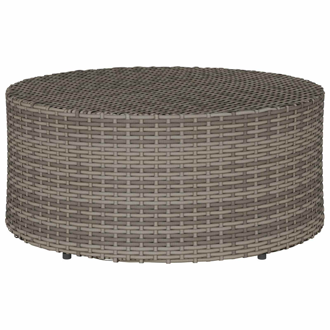 Udendørs kaffe bord Grå Ø 68 x 30 cm polyrattan