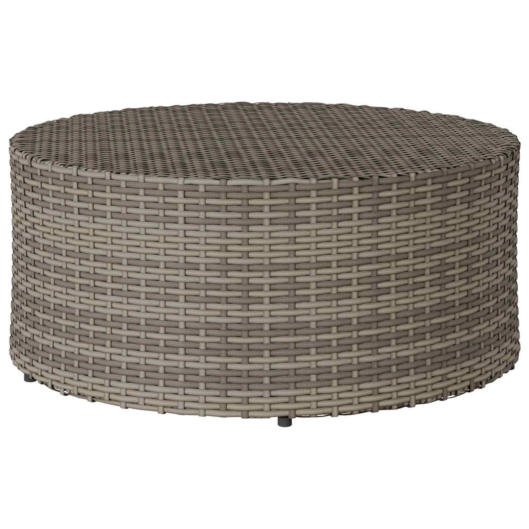 Udendørs kaffe bord Grå Ø 68 x 30 cm polyrattan