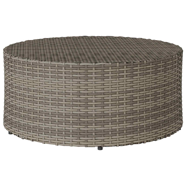 Udendørs kaffe bord Grå Ø 68 x 30 cm polyrattan