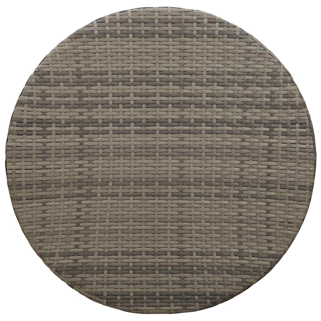 Udendørs kaffe bord Grå Ø 68 x 30 cm polyrattan