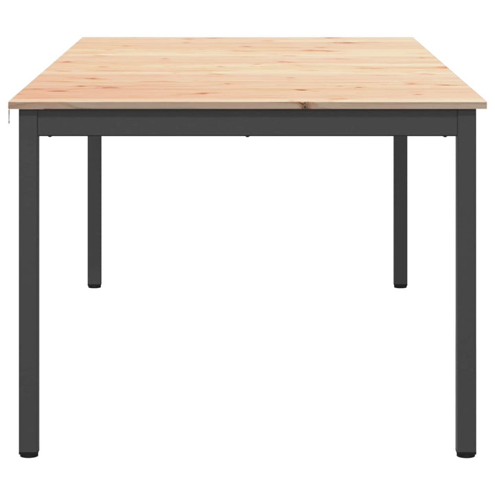Spisebord Naturfarvet 200 x 100 x 75 cm Massiv fyrretræ