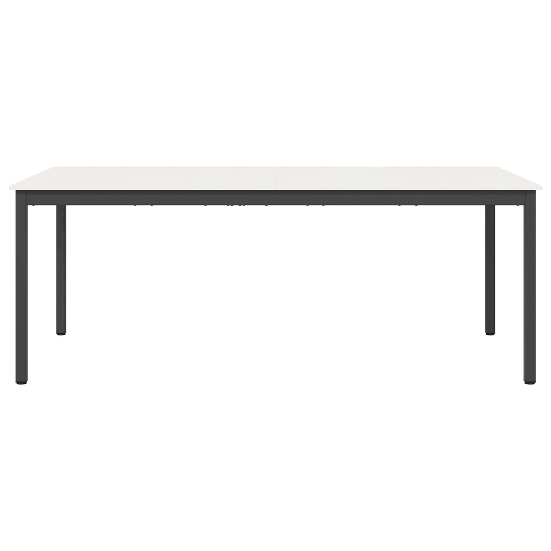 Spisebord Hvid 200 x 100 x 75 cm Massiv fyrretræ