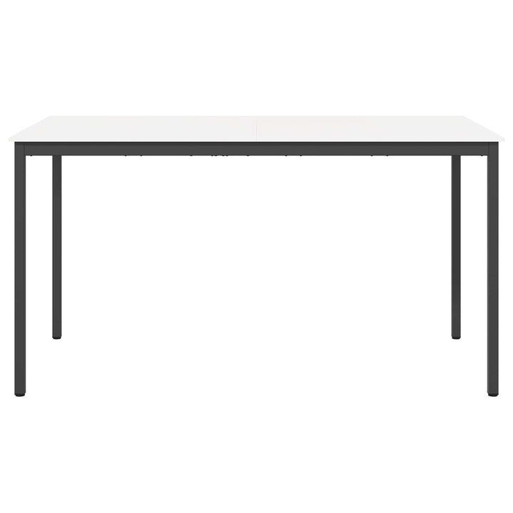 Barbord Hvid 200 x 100 x 105 cm Massiv fyrretræ