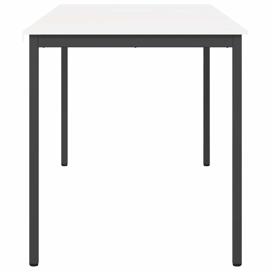 Barbord Hvid 200 x 100 x 105 cm Massiv fyrretræ