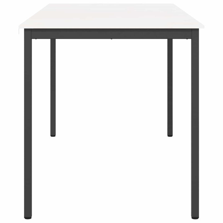 Barbord Hvid 200 x 100 x 105 cm Massiv fyrretræ