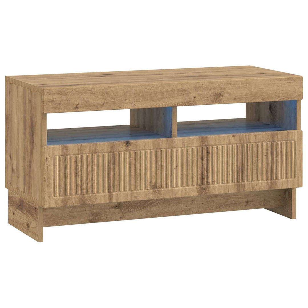 5-delt LED TV-skab Artisan-eg Konstrueret træ