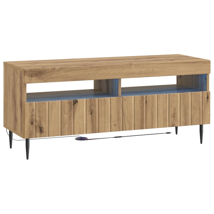 5-delt LED TV-skab Artisan-eg Konstrueret træ