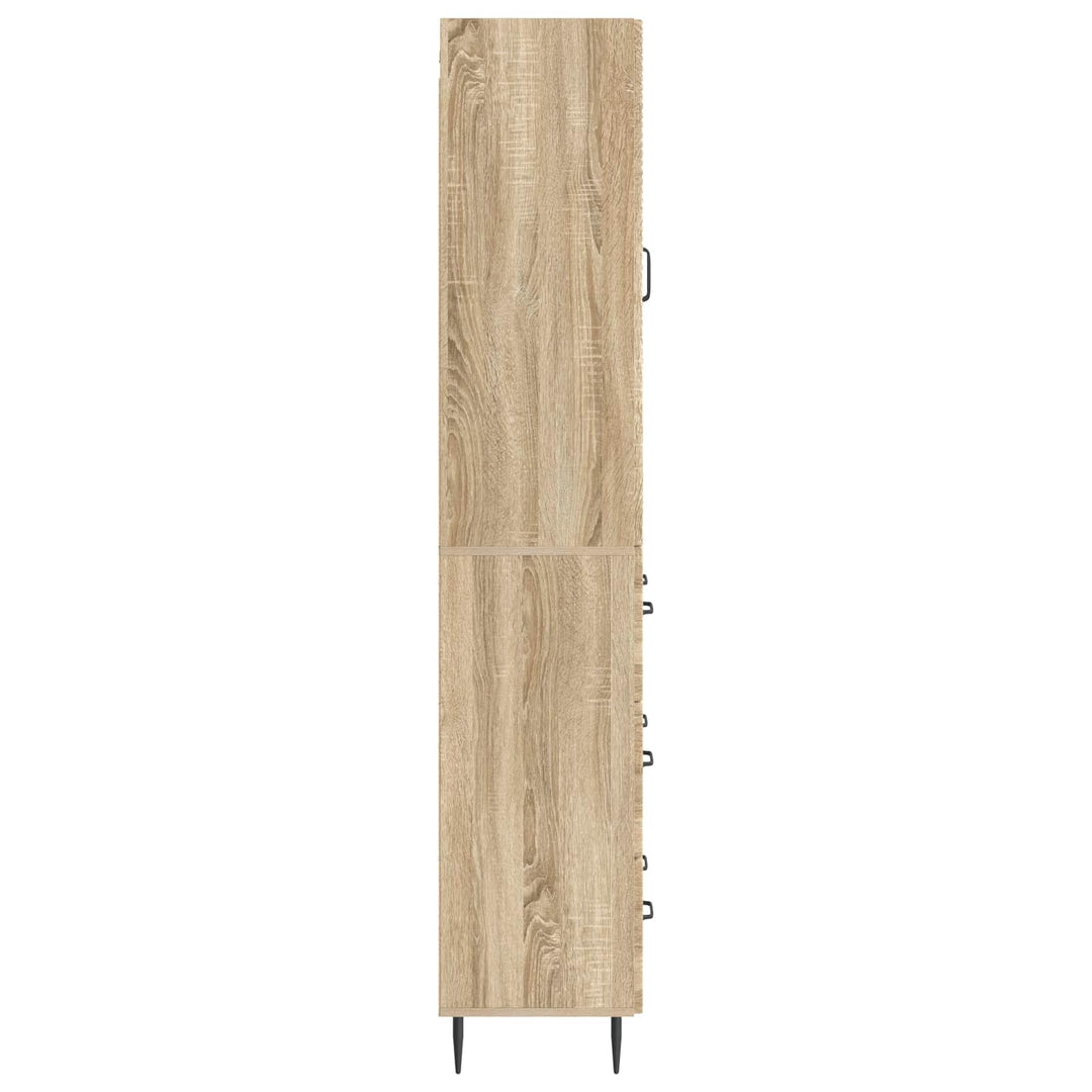 Skab Sæt 2 pcs Sonoma-eg 66 x 34,5 x 90 cm Konstrueret træ