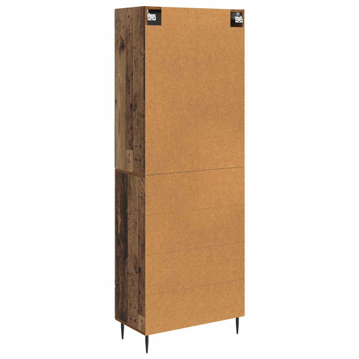 Skab Sæt 2 pcs Gammelt træ 66 x 34,5 x 90 cm Konstrueret træ