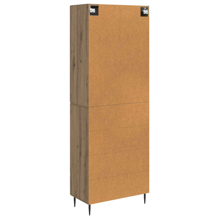 Skab Sæt 2 stk. 66 x 34,5 x 90 cm Konstrueret træ Artisan-eg