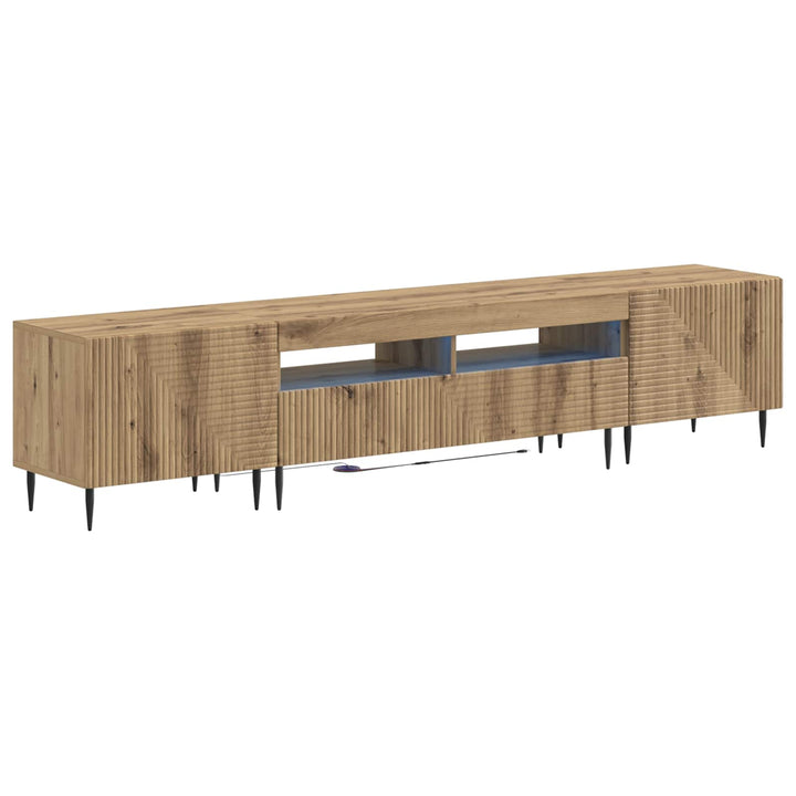 3-delt LED TV Skab Artisan-eg Konstrueret træ