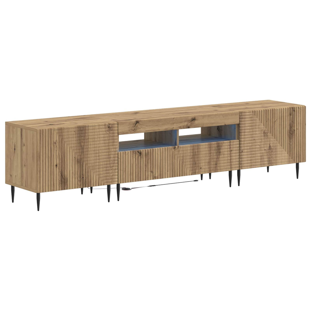 3-delt LED TV Skab Artisan-eg Konstrueret træ