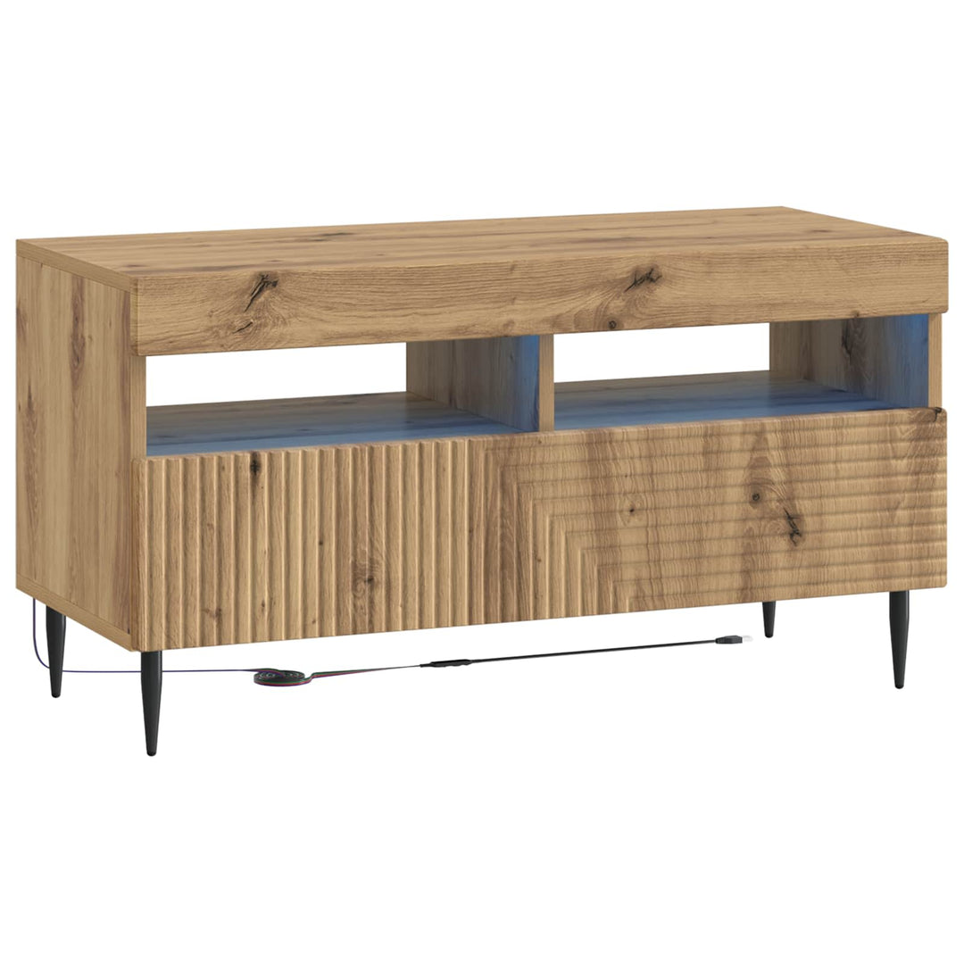 3-delt LED TV Skab Artisan-eg Konstrueret træ