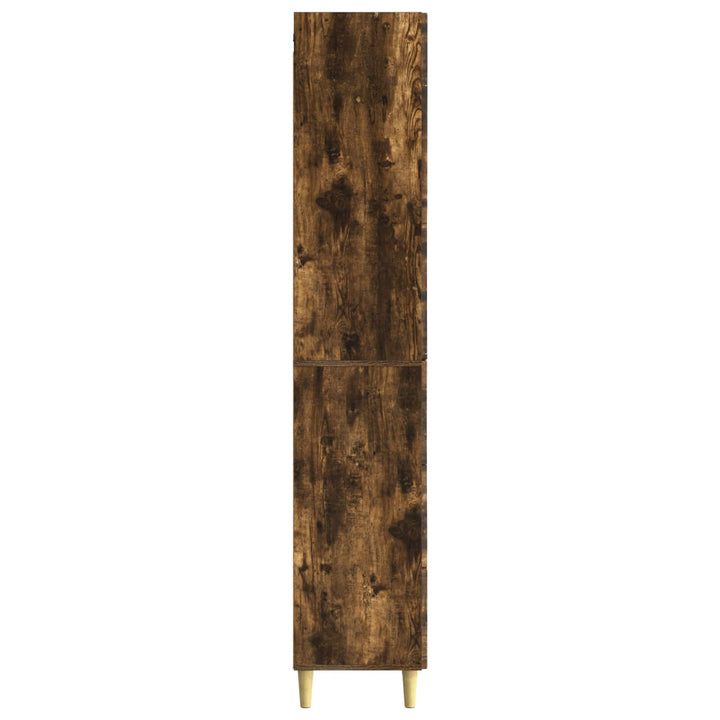 Skab Sæt 2 stk. 66 x 34,5 x 90 cm Konstrueret træ Røget eg