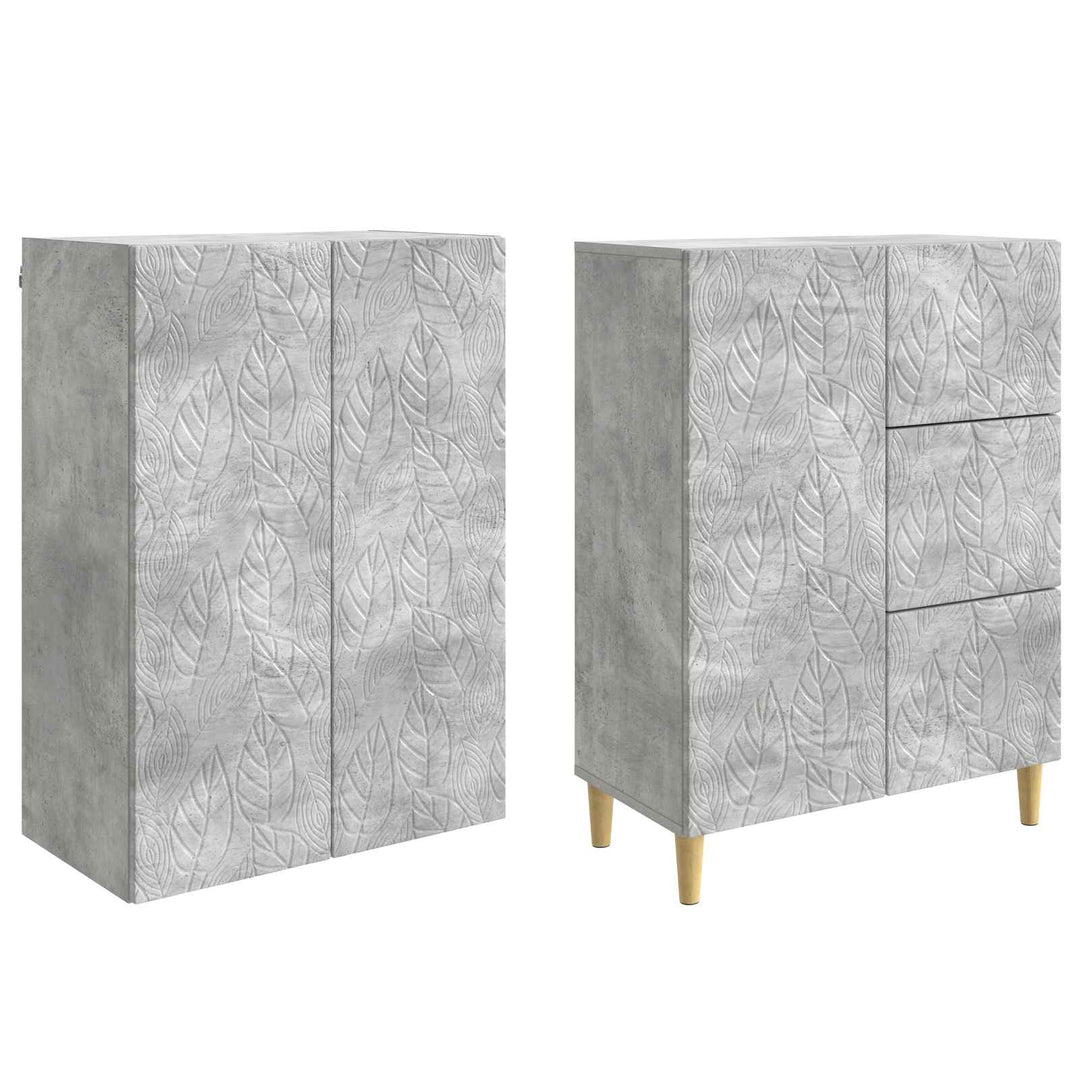 2 pcs Betongrå
