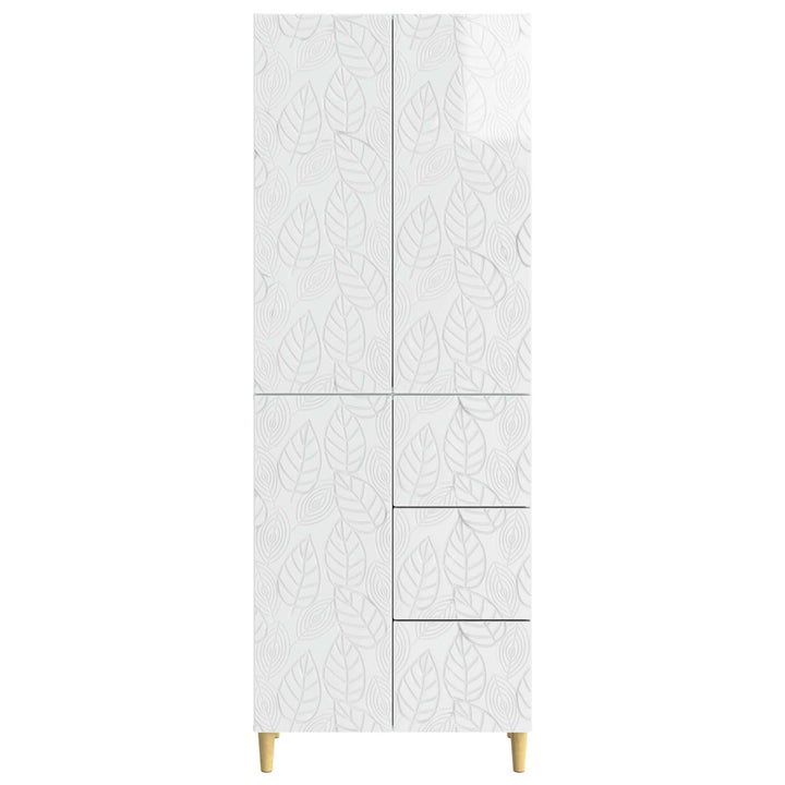 2 pcs Hvid højglans
