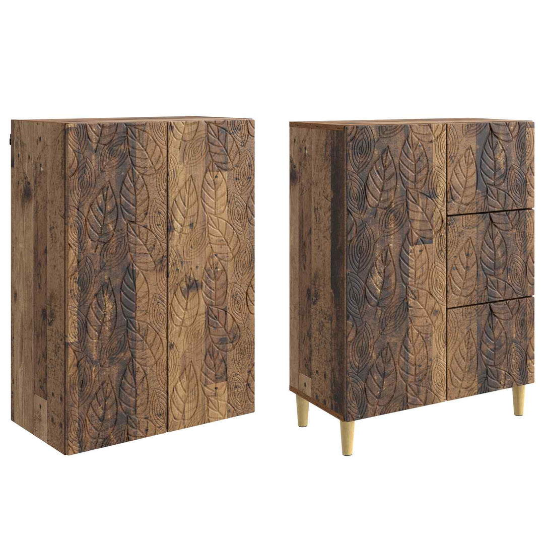 2 pcs Gammelt træ