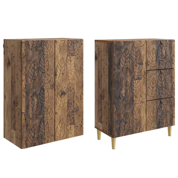 2 pcs Gammelt træ