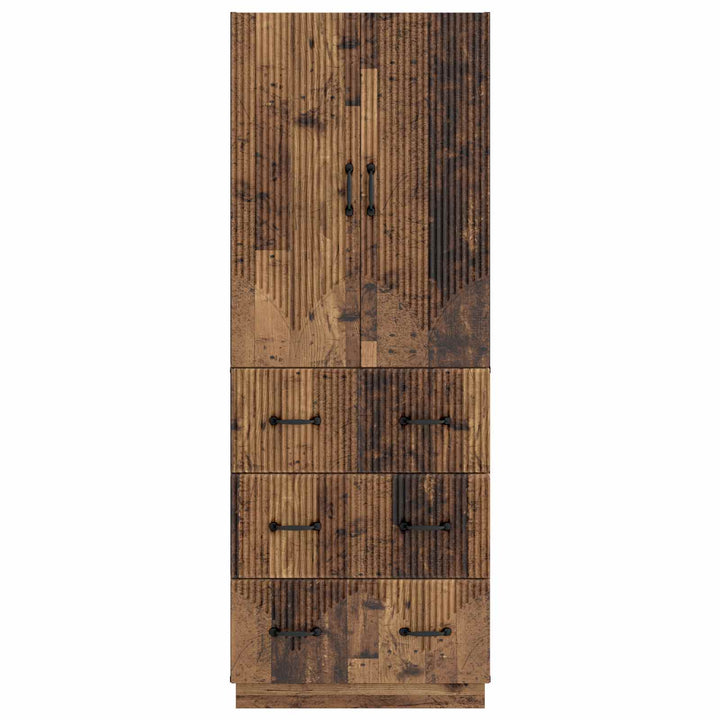 Skab Sæt 2 pcs Gammelt træ 66 x 34,5 x 87 cm Konstrueret træ
