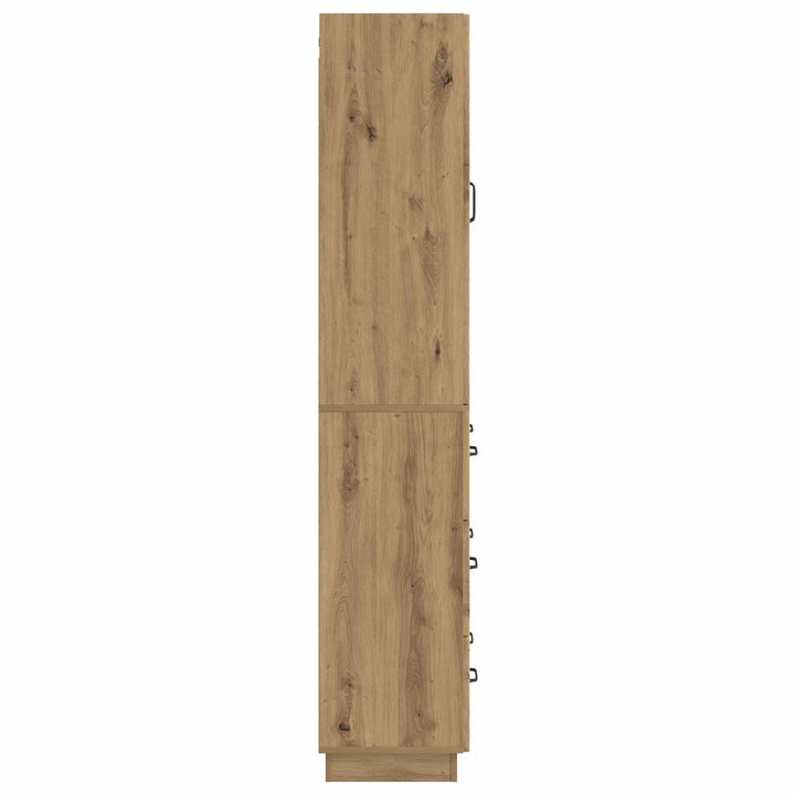 Skab Sæt 2 stk. 66 x 34,5 x 87 cm Konstrueret træ Artisan-eg