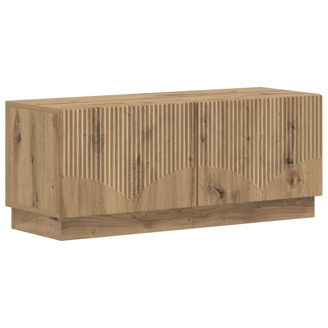 5-delt LED TV-skab Artisan-eg Konstrueret træ