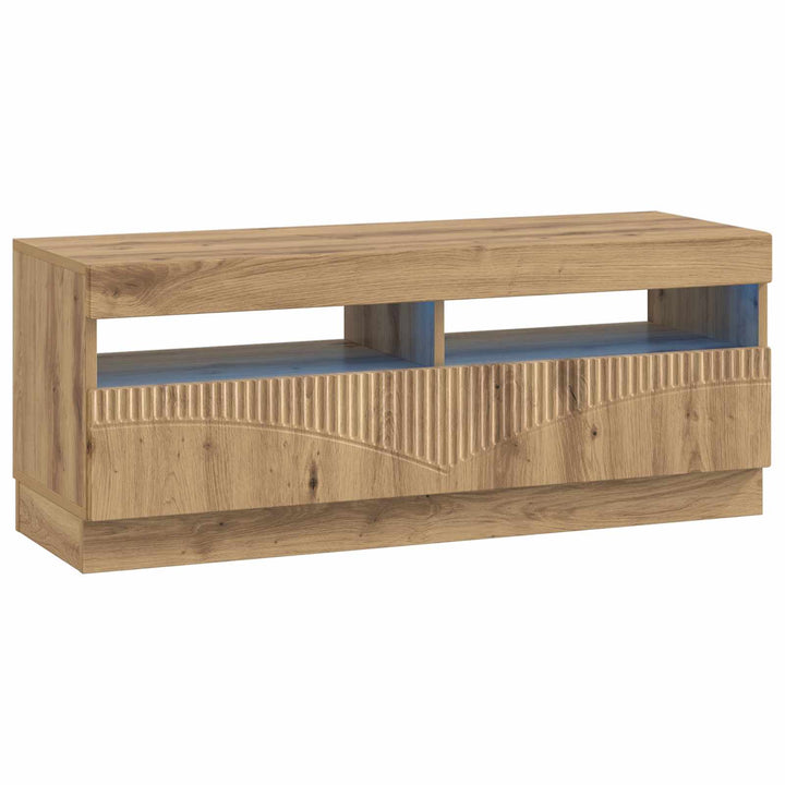 5-delt LED TV-skab Artisan-eg Konstrueret træ