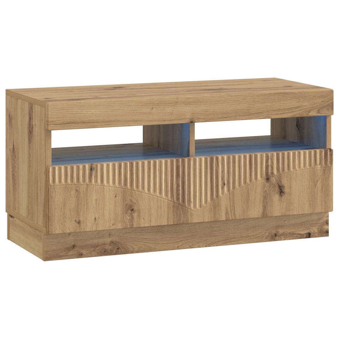 5-delt LED TV-skab Artisan-eg Konstrueret træ