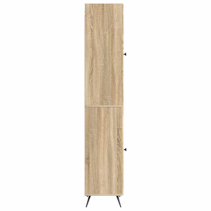 Skab Sæt 2 stk. Sonoma-eg Konstrueret træ
