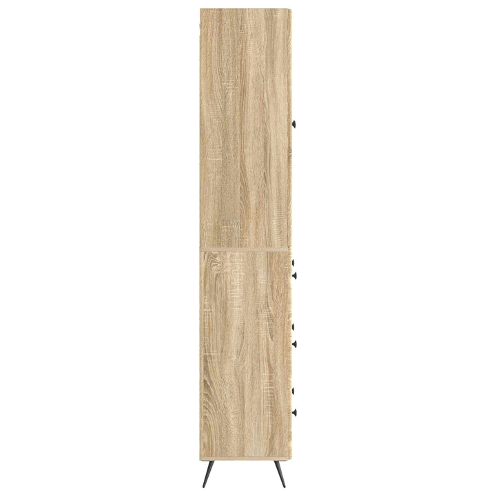 Skab Sæt 2 pcs Sonoma-eg 66 x 34,5 x 90 cm Konstrueret træ