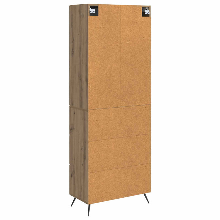 Skab Sæt 2 stk. 66 x 34,5 x 90 cm Konstrueret træ Artisan-eg