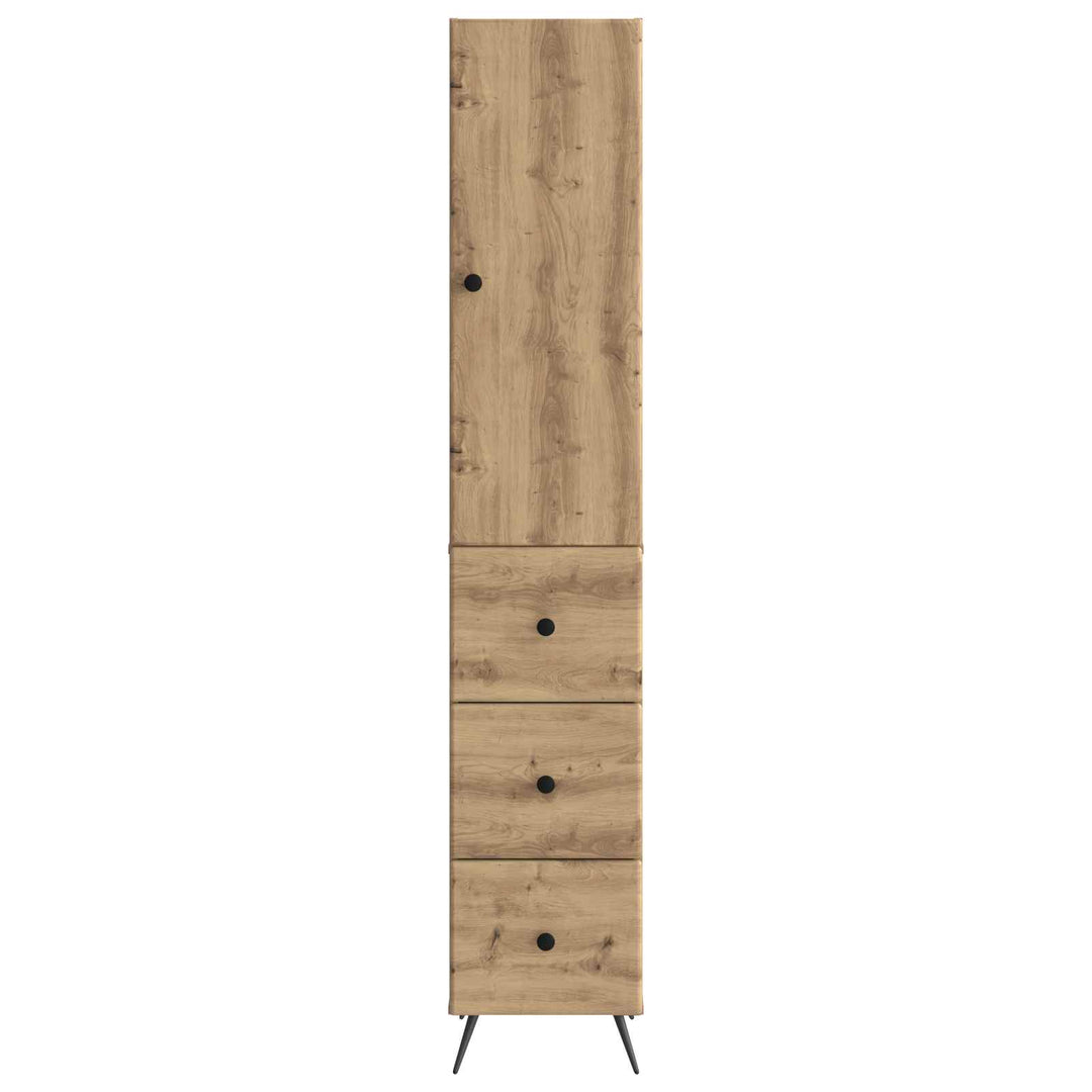 Skab Sæt 2 stk. 34,5 x 34,5 x 90 cm Konstrueret træ Artisan-eg