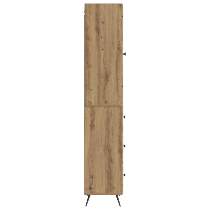 Skab Sæt 2 stk. 34,5 x 34,5 x 90 cm Konstrueret træ Artisan-eg