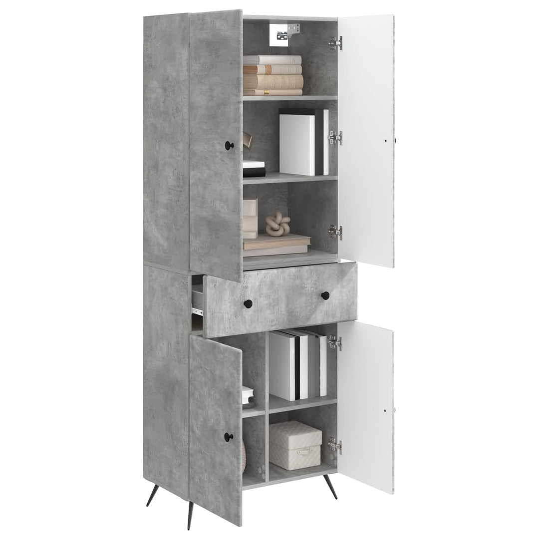 2 pcs Betongrå