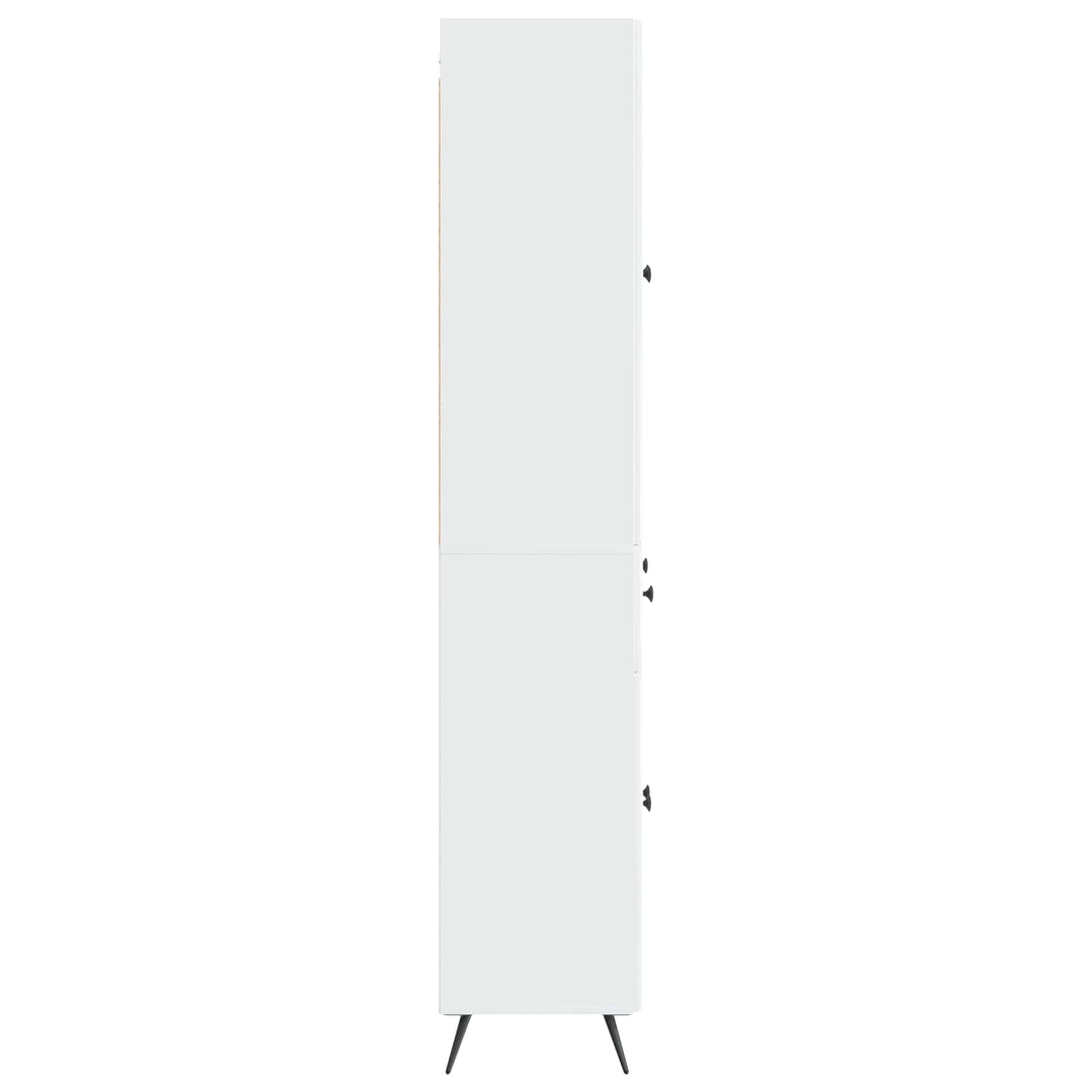 2 pcs Hvid højglans