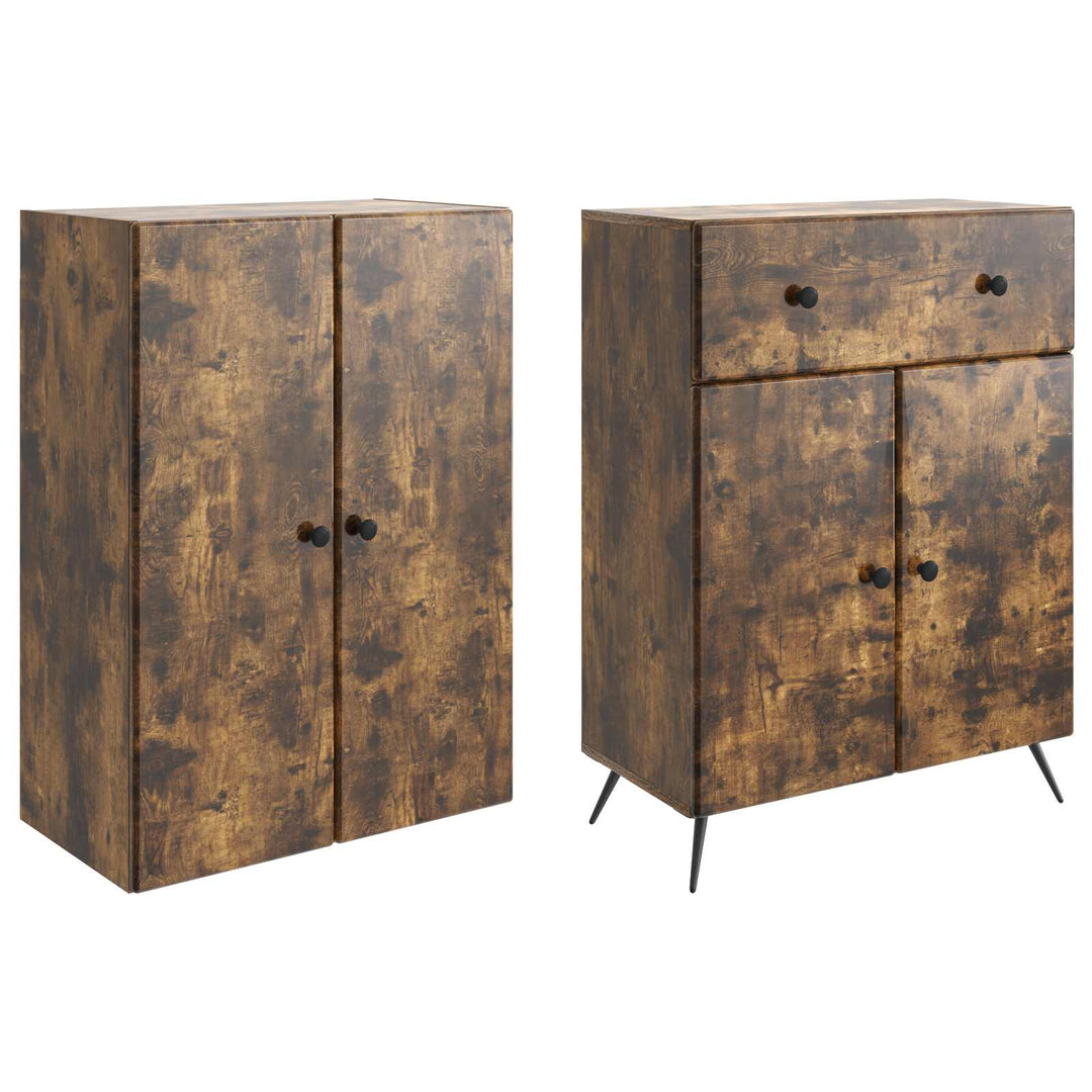 2 pcs Røget eg