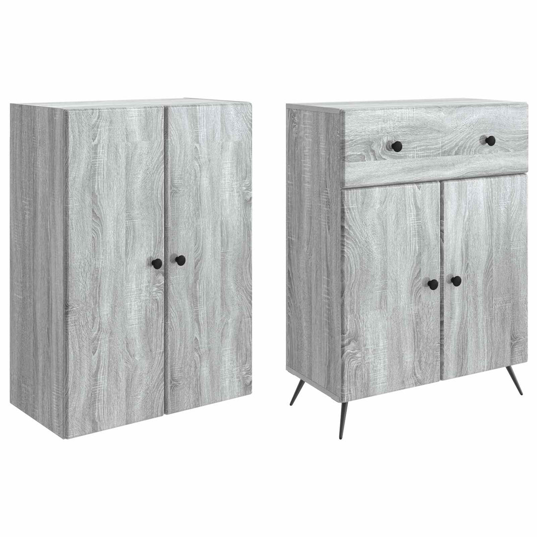 2 pcs Grå Sonoma