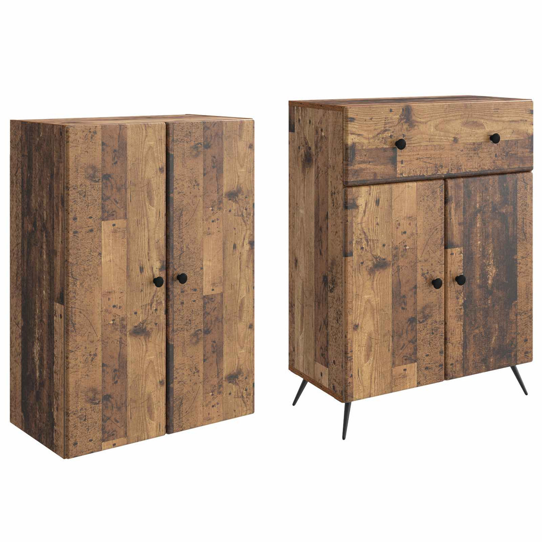 2 pcs Gammelt træ