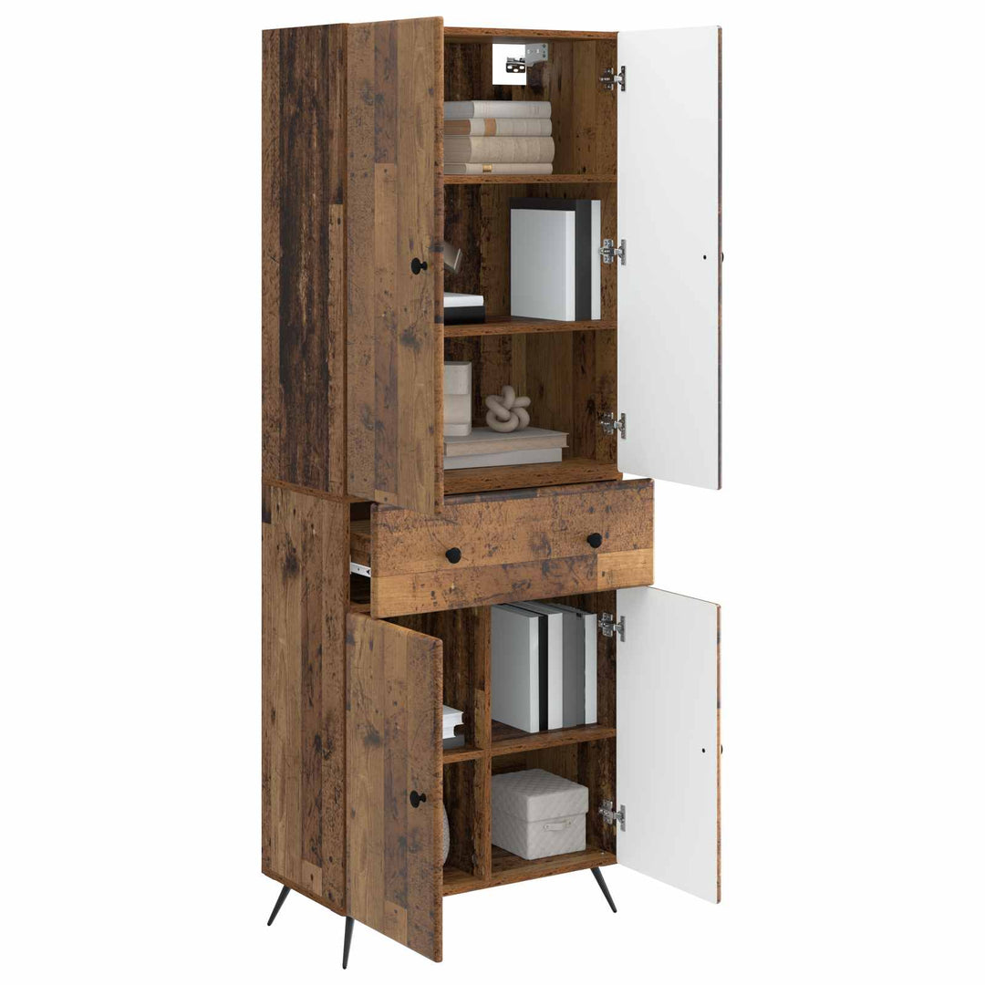 2 pcs Gammelt træ